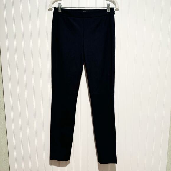 Tory Burch Maude Legging Pants Navy Blue NEW Size 2 - Picture 2 of 8